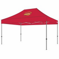 Commercial Grade Aluminum M 10x15 Custom Canopy Kit (Full Color Thermal Print, 1 Location)